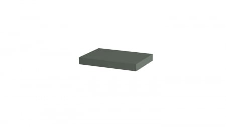 Piese auxiliare - Polita decorativa 350x250x36 mm, Verde eucalipt U604 ST9, grosime 36 mm
