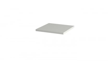 Piese auxiliare - Polita decorativa 350x350x18 mm, Alb Alpin W1100 ST9, grosime 18 mm