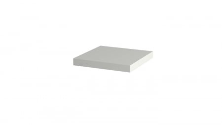 Mobilier - Polita decorativa 350x350x36 mm, Alb Alpin W1100 ST9, grosime 36 mm