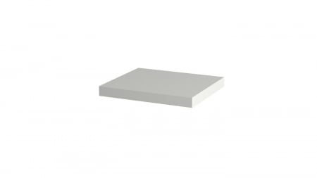 Piese auxiliare - Polita decorativa 400x350x36 mm, Alb Alpin W1100 ST9, grosime 36 mm