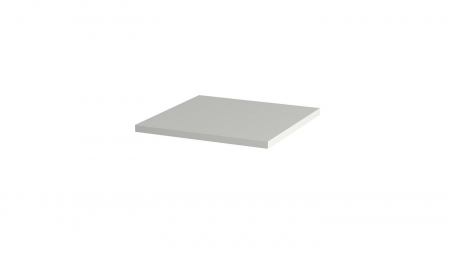 Mobilier - Polita decorativa 400x400x18 mm, Alb Alpin W1100 ST9, grosime 18 mm
