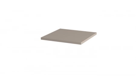 Piese auxiliare - Polita decorativa 400x400x18 mm, Gri casmir U702 ST9, grosime 18 mm