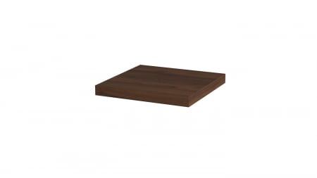 Mobilier - Polita decorativa 400x400x36 mm, Nuc Warmia maro H1307 ST19, grosime 36 mm