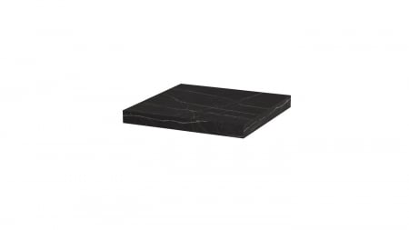 Mobilier - Polita decorativa 400x400x36 mm, Pietra Grigia negru F206 ST9, grosime 36 mm