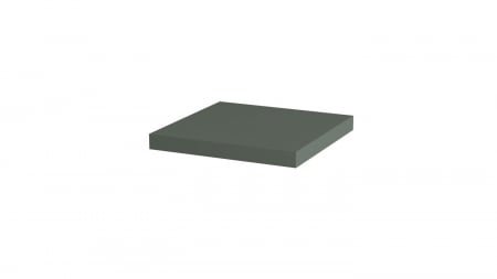 Mobilier - Polita decorativa 400x400x36 mm, Verde eucalipt U604 ST9, grosime 36 mm