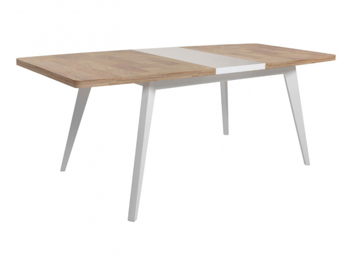 Alameda Masa extensibila 160, alb/stejar, (L/ad./h):160(200)90/76 cm. [2]