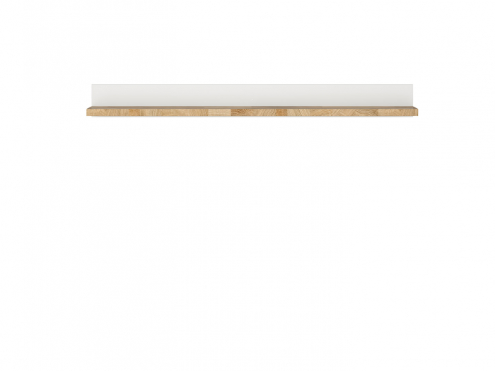 Alameda polita L147, alb/stejar, (L/ad./h):147/20/15 cm. [2]