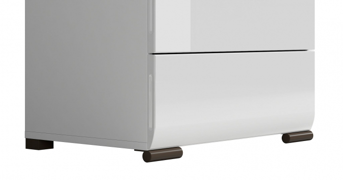 Azteca Comoda KOM5S, 5 sertare, front MDF culoare alb lucios, 60/41/105 cm. [5]