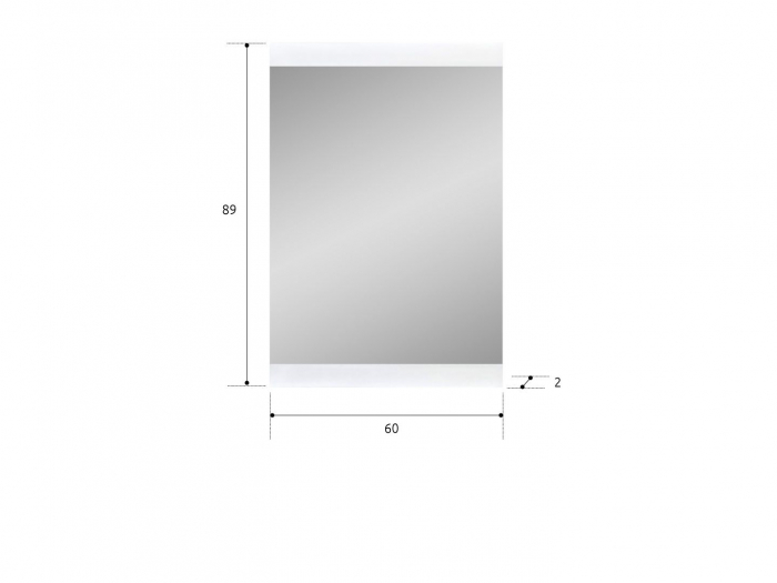 Azteca, Hol Set-A, front MDF, alb lucios, (L/ad./h):150/38/210 cm. [6]