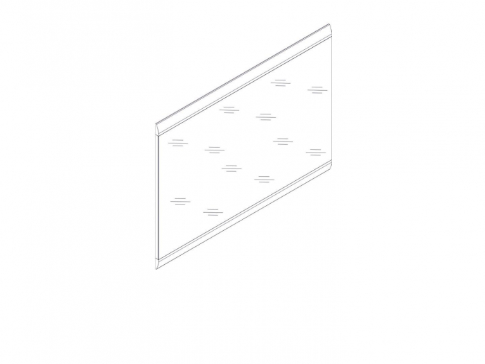 Azteca Oglinda LUS/110, front MDF culoare alb, 110/2/80 cm. [3]