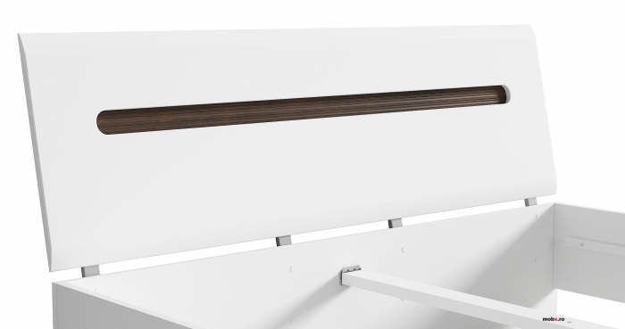 Azteca Pat 160, front MDF culoare alb lucios, 165/216/(36-87) cm. [4]