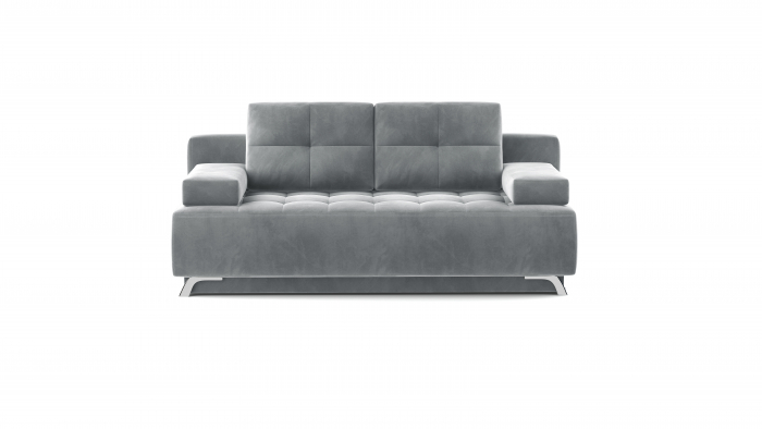 Canapea extensibila OSLO, stofa gri, cu lada depozitare, 197x94x90, ext.194x144cm [6]