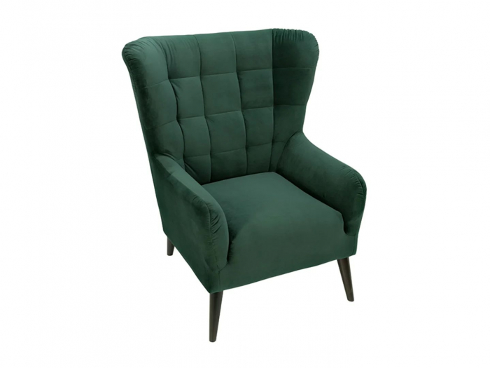 CASEY, Fotoliu cu functie relaxare, stofa verde, Rain 16, 94x86x107cm [2]