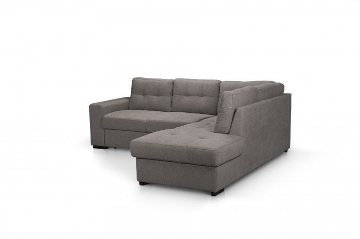 Coltar Cotta Minimaxx MM289 PIANO 2F-OTM/BK KL pentru living, dreapta, extensibil cu functie somn, stofa Charcoal G004, 248x213x(73-89), ext.200x138cm [6]