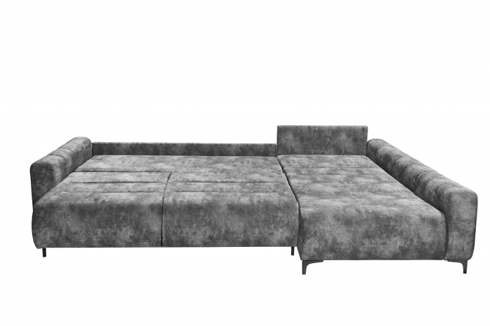 Coltar Living extensibil functie somn CORK 2F.REC, dreapta, stofa gri infinity 15 grey. [2]