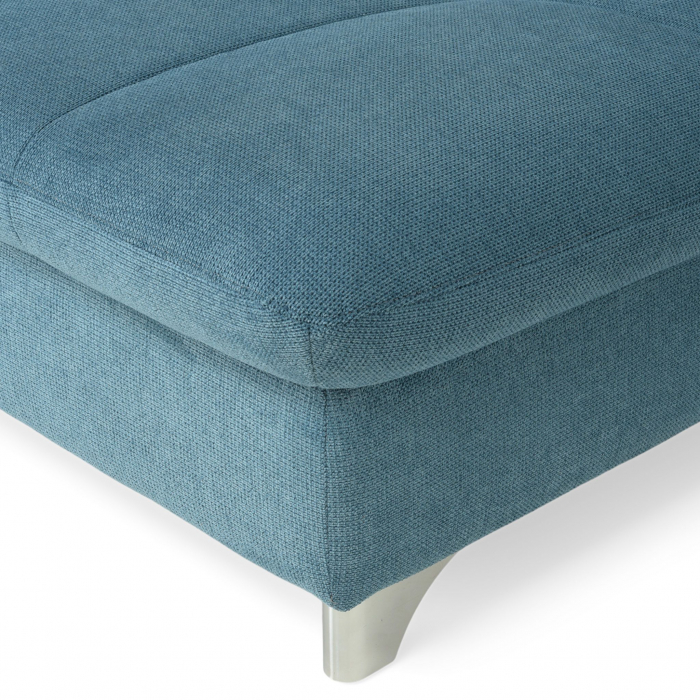 Coltar Living extensibil, functie somn GEMINI 3F-OTM,dreapta, stofa azure F011, 312x231x97, ext.228x127cm. [15]