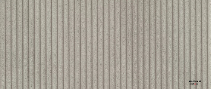 Coltar Living MODEST, extensibil cu functie somn, dreapta, stofa gri Lincoln 86, 275x216x91, ext.232x128cm [11]