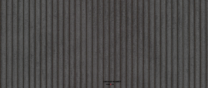 Coltar Living MODEST, extensibil cu functie somn, stanga, stofa gri Lincoln 86, 275x216x91, ext.232x128cm [12]