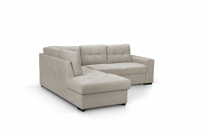Coltar MM289 PIANO OTM/BK KL-2F pentru living, stanga, extensibil cu functie somn, stofa beige G008, 248x213x(73-89), ext.200x138cm [5]