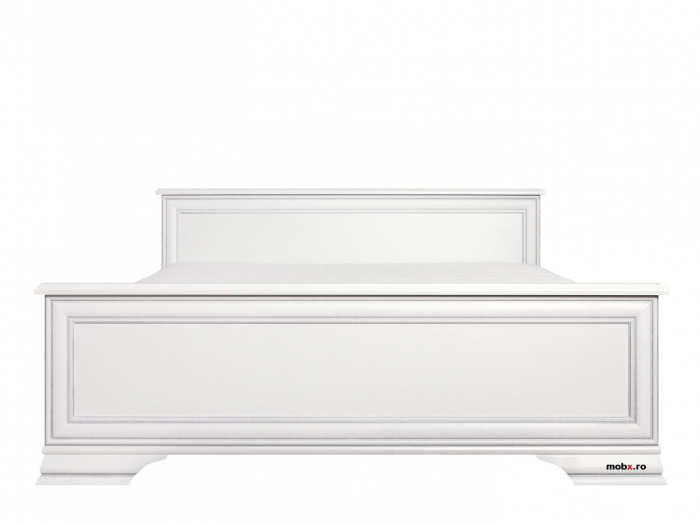 Dormitor IDENTO Set-E, (dulap 6U2S+ pat 160 + 2 noptiere 1S + comoda 2W3S1B + oglinda LUS 155) culoare alb. [4]
