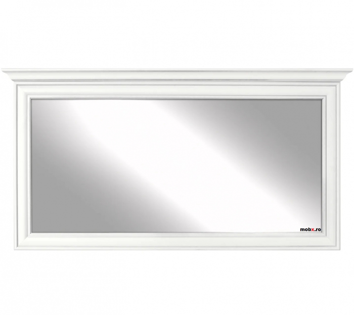 Dormitor IDENTO Set-E, (dulap 6U2S+ pat 160 + 2 noptiere 1S + comoda 2W3S1B + oglinda LUS 155) culoare alb. [28]