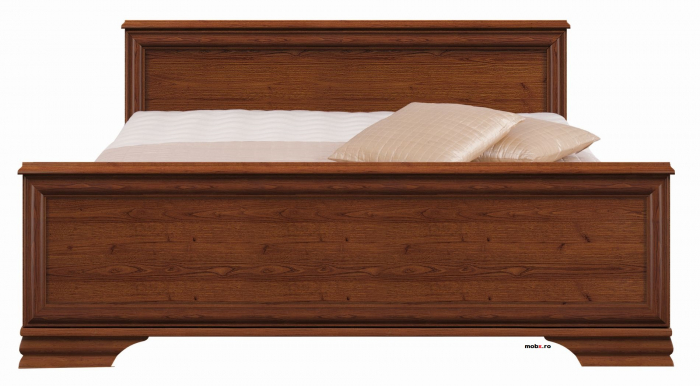 Dormitor KENTUKI Set-A, (dulap 5U2S 160 + pat 160 + 2 noptiere 1S + comoda 4S + oglinda 90) culoare castan. [4]