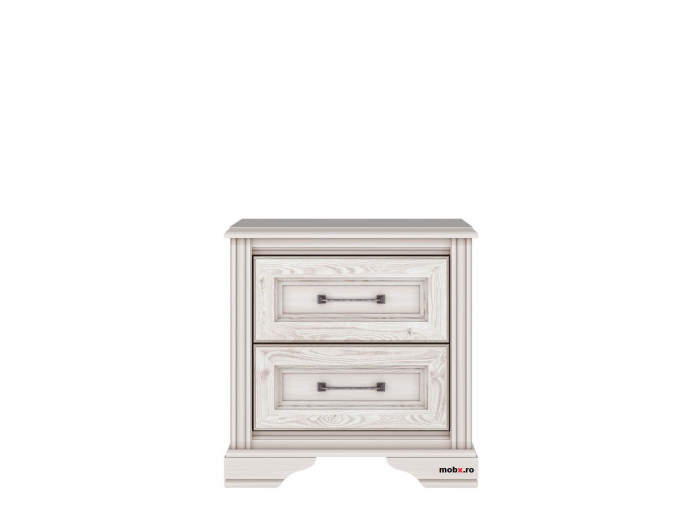 Dormitor STYLIUS Set-B, (dulap 6U2S 170 + pat 160 + 2 noptiere 2S + comoda 3S + oglinda 90cm) culoare pin siberian. [6]