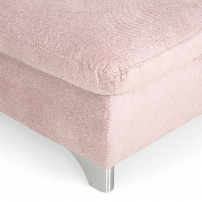 GEMINI Coltar extensibil, sezlong dreapta 3F-OTM, functie somn si relaxare, acoperire stofa roz F222, COTTA, 312x231x97, ext.228x127cm. [16]