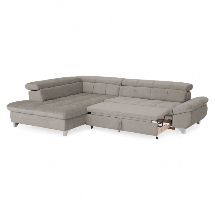 GEMINI OTM-3F, COTTA, colta extensibil, functie somn, sezlong stanga, stofa crem savana F220, 312x231x97, ext.228x127cm. [2]