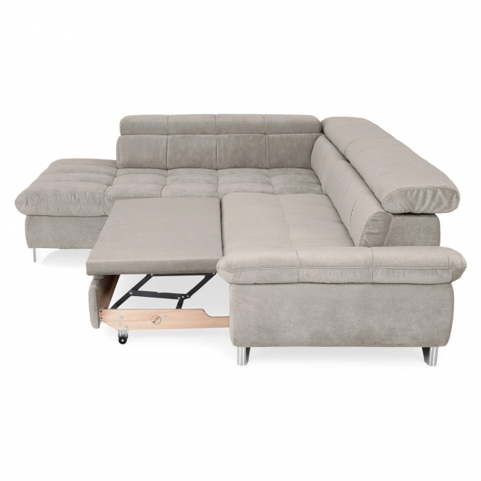GEMINI OTM-3F, COTTA, colta extensibil, functie somn, sezlong stanga, stofa crem savana F220, 312x231x97, ext.228x127cm. [5]
