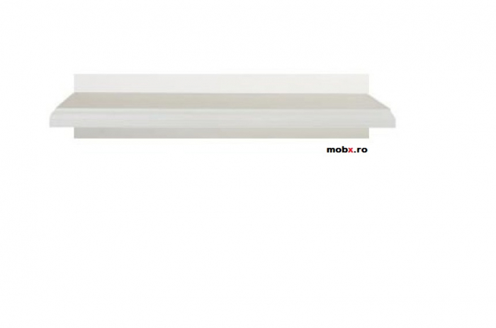 Idento Polita 95 T, front MDF culoare alb, 95/25/9cm. [1]