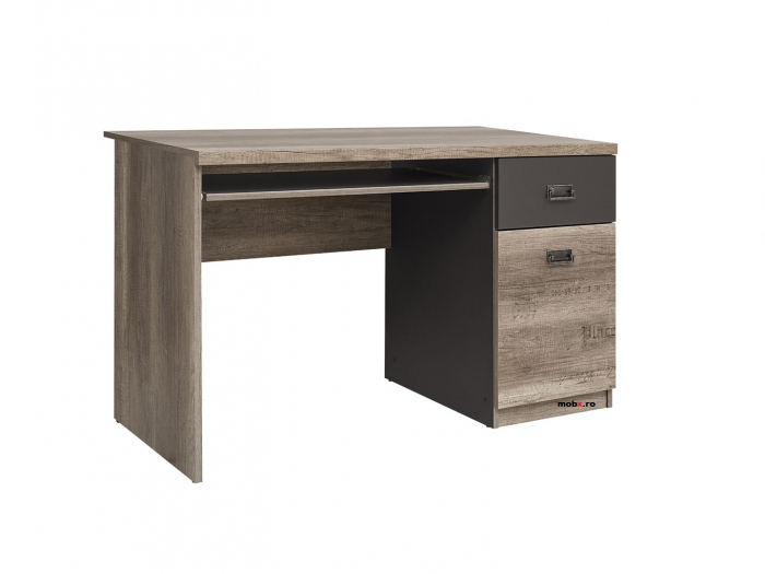 Malcolm Birou Biu120, culoare stejar canyon/wolfram gri, 120/65/77cm. [3]