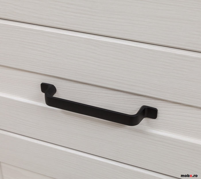Marselle, Comoda KOM1D1S 1 usa si 1 sertar, front MDF, culoare frasin alb si stejar sonoma dark, (Lxadxh) 67/40/90 cm. [3]