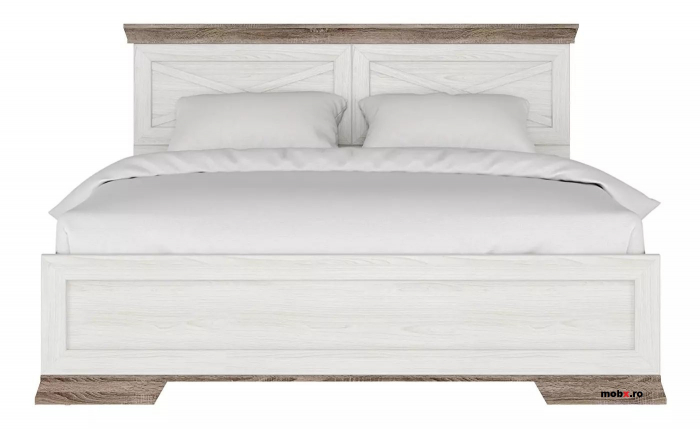 Marselle, Pat 160 LOZ160 , front MDF, culoare frasin alb si stejar sonoma dark, (Lxad.xh) 172/207/(40-100) cm. [2]