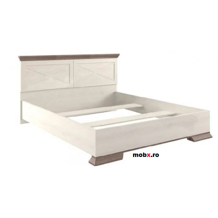 Marselle, Pat 160 LOZ160 , front MDF, culoare frasin alb si stejar sonoma dark, (Lxad.xh) 172/207/(40-100) cm. [3]