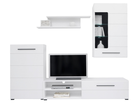 Mobila  living LENA, alb, MDF si PAL, L 228cm [3]