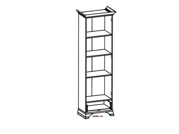 Mobilier living IDENTO alb, Set-A1, L 295 cm. [7]