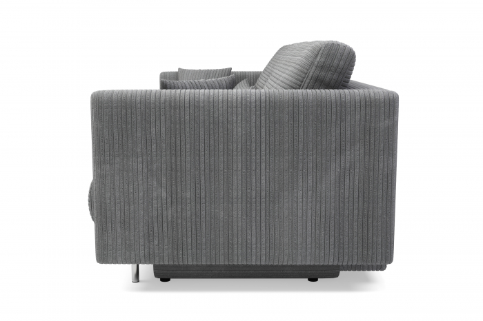 RICO, Canapea extensibila 3 locuri, cu functie somn, relaxare si depozitare, stofa gri inchis, 224x114x91, ext.198x158 cm [3]