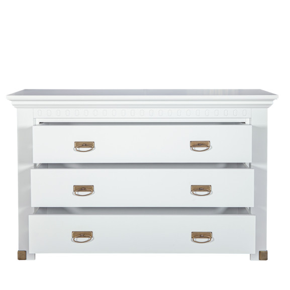 SAINT TROPEZ, Comoda 3 sertare, culoare alb, (Lxadxh): 132x45x87 cm. [3]