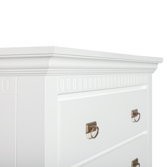 SAINT TROPEZ, Comoda 3 sertare, culoare alb, (Lxadxh): 132x45x87 cm. [6]