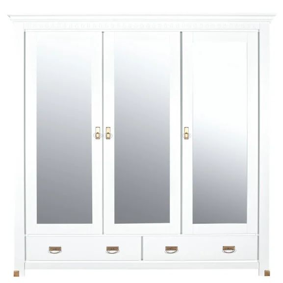 SAINT TROPEZ, Dulap 3 usi 2 sertare, culoare alb, (Lxadxh): 208x64x205 cm. [2]