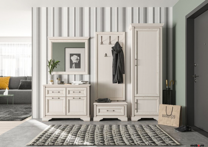 Stylius KOM1S Comoda 1 usa, front MDF culoare pin siberian, 74/41/40 cm. [4]