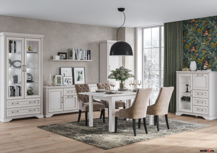 Stylius SZF2D Dulap 2 usi , front MDF culoare pin siberian, 74/44/213cm. [3]