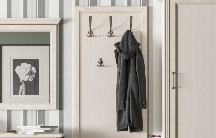 Stylius WIE70 Placa cuier, front MDF culoare pin siberian, 71/3/160 cm. [3]