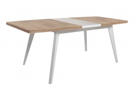 Alameda Masa extensibila 160, alb/stejar, (L/ad./h):160(200)90/76 cm. [1]