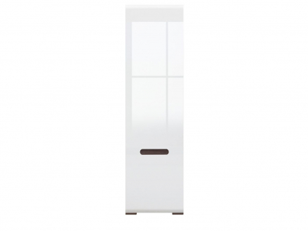 Colectia Living AZTECA - Azteca Dulap SZF1D, front MDF culoare alb lucios, 60/41/210cm.