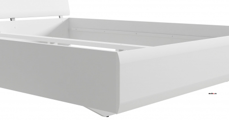 Azteca Pat 140, front MDF culoare alb lucios, 145/216/(36-87) cm. [4]