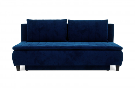 Canapea HARRY, 3 locuri extensibila cu functie de somn, relaxare si depozitare, stofa blue Riviera 81 , 208x96x102, ext.200x160cm [0]