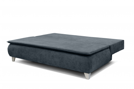 Canapea MONA, 3 locuri extensibila cu functie de somn, relaxare si depozitare, stofa gri Rico 14, 208x108x100, ext.200x160cm [2]