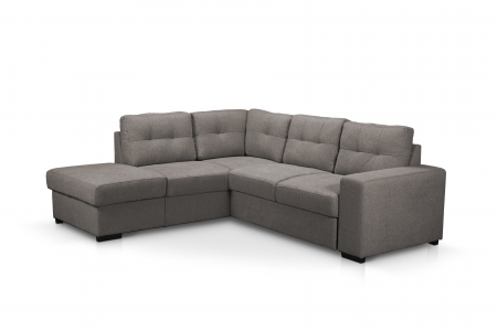 Coltar Cotta Minimaxx MM289 PIANO OTM/BK KL-2F pentru living, stanga, extensibil cu functie somn, stofa Charcoal G004, 248x213x(73-89), ext.200x138cm [3]